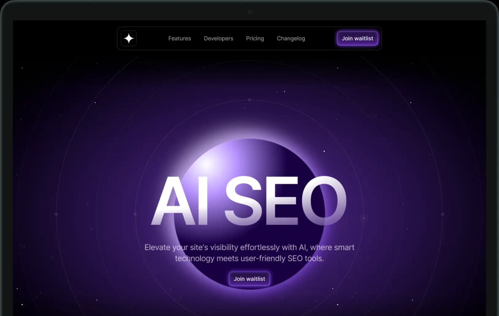 AI Startup Landing Page